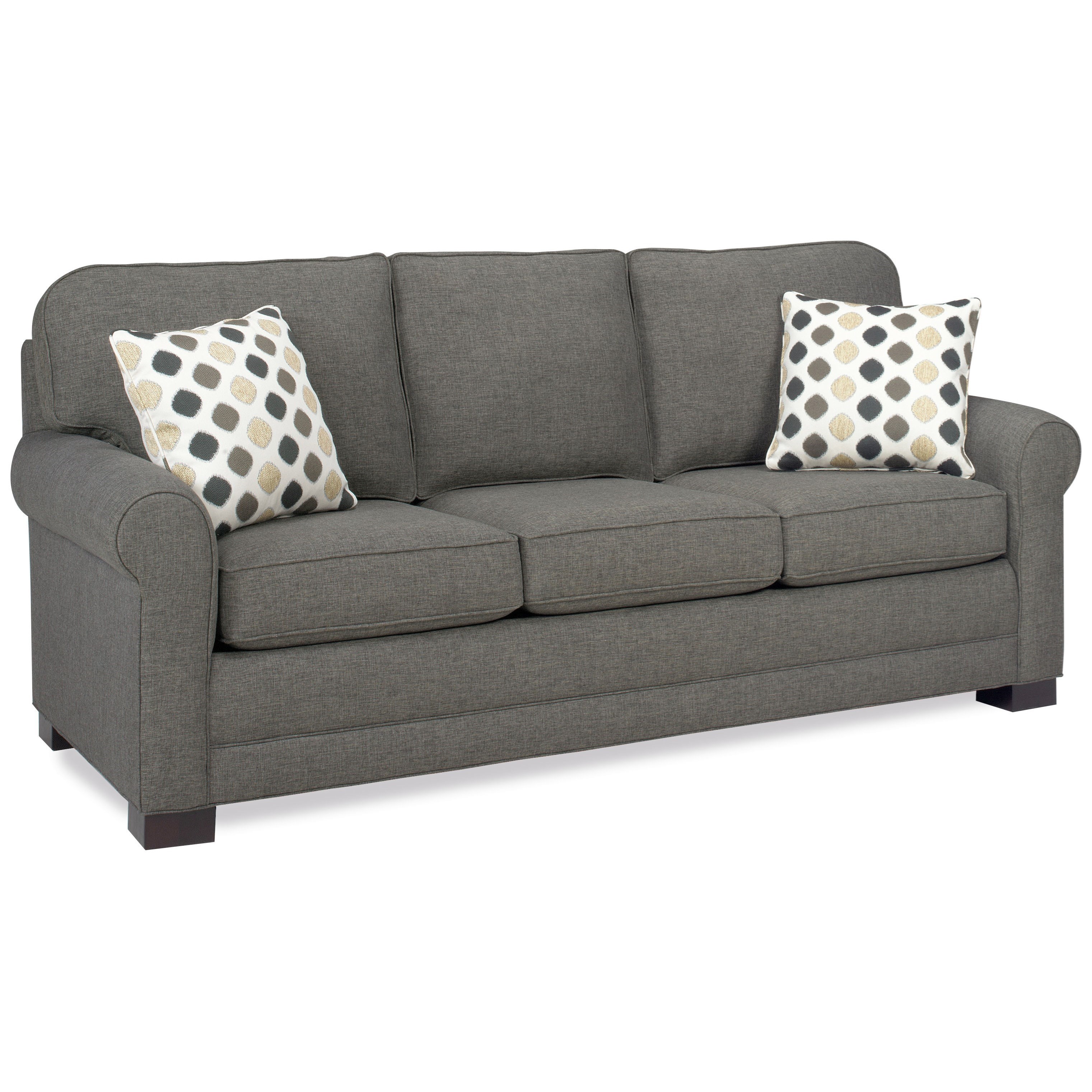 Temple Furniture Tailor Made Casual Queen Sofa Sleeper with Exposed